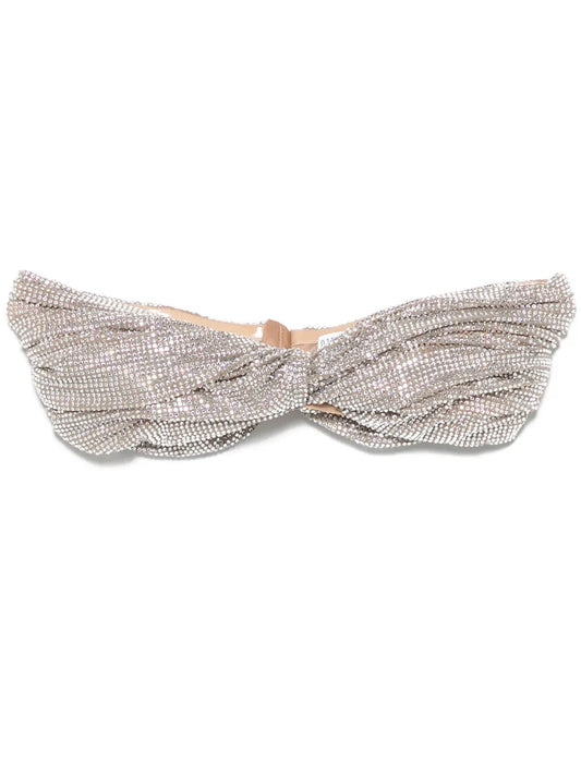 Crystal-Embellished Bralette Top