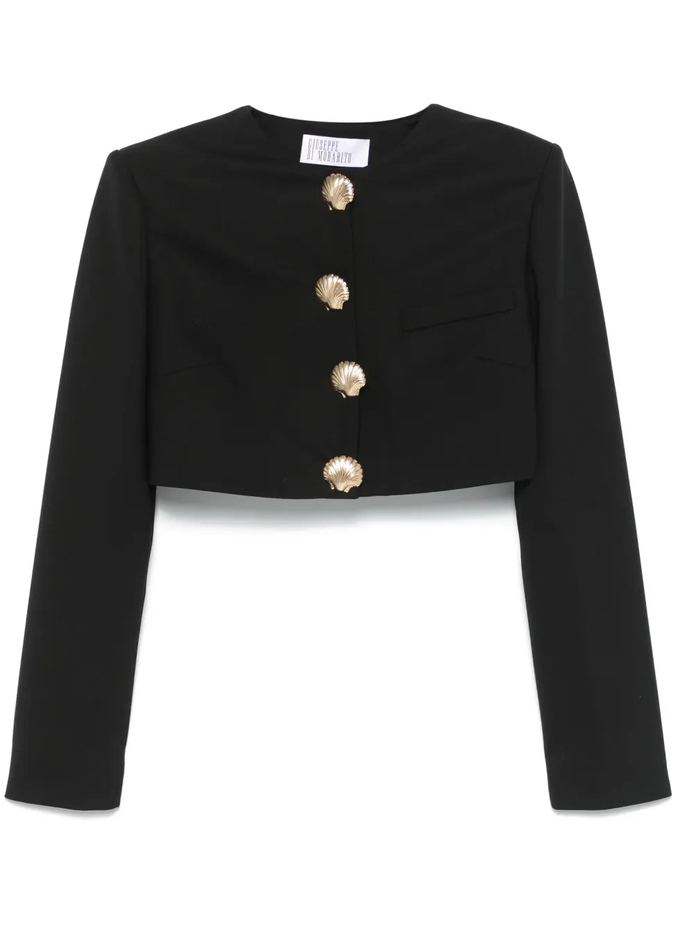 Sea-Shell Detail Cropped Jacket