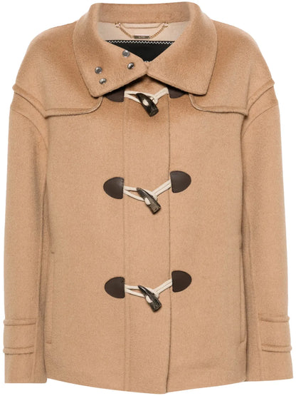 Brushed Single-Breasted Coat