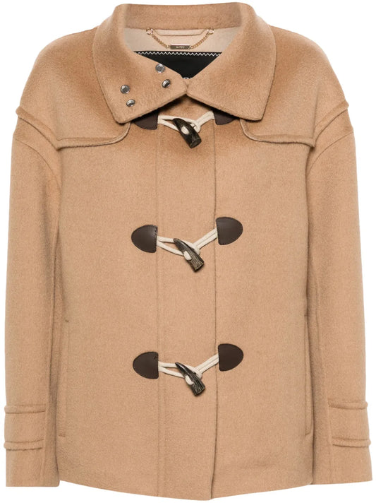 Brushed Single-Breasted Coat