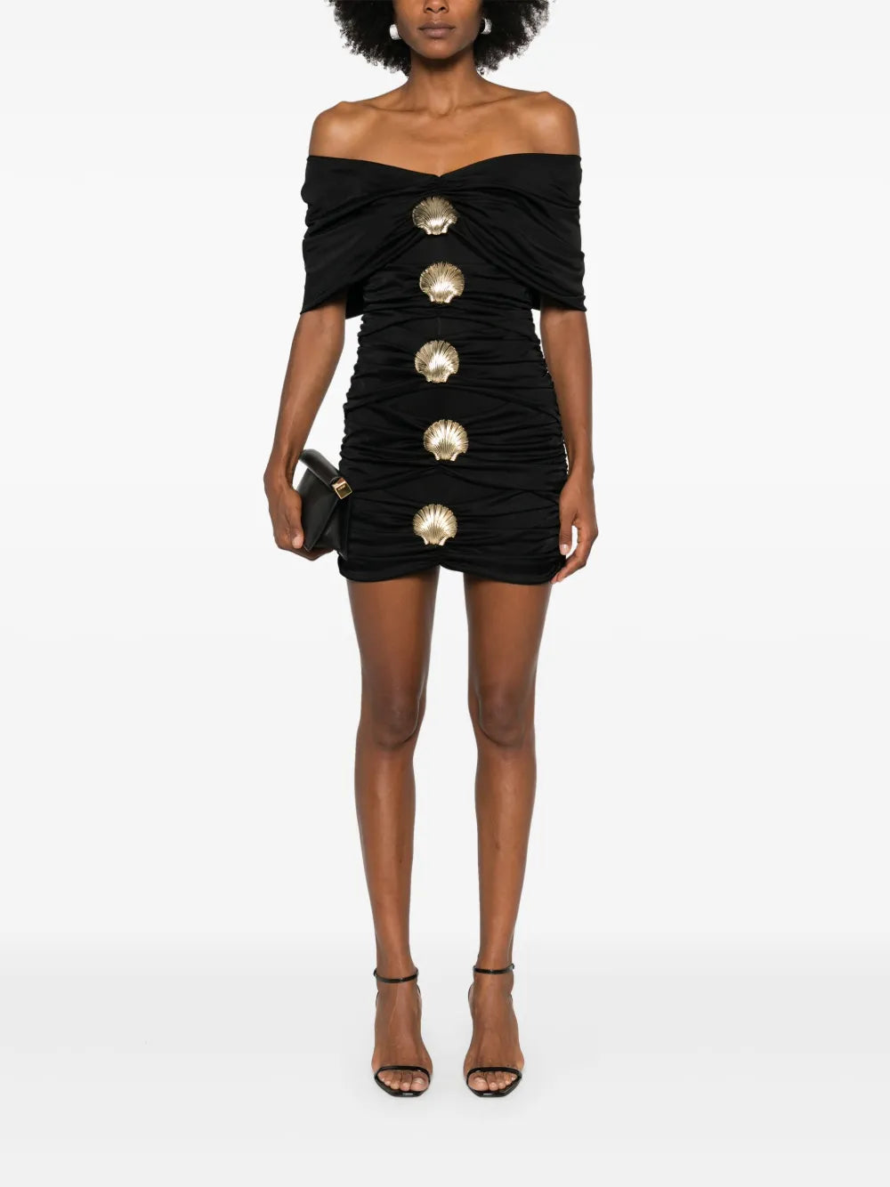 Sea Shell-Detail Mini Dress