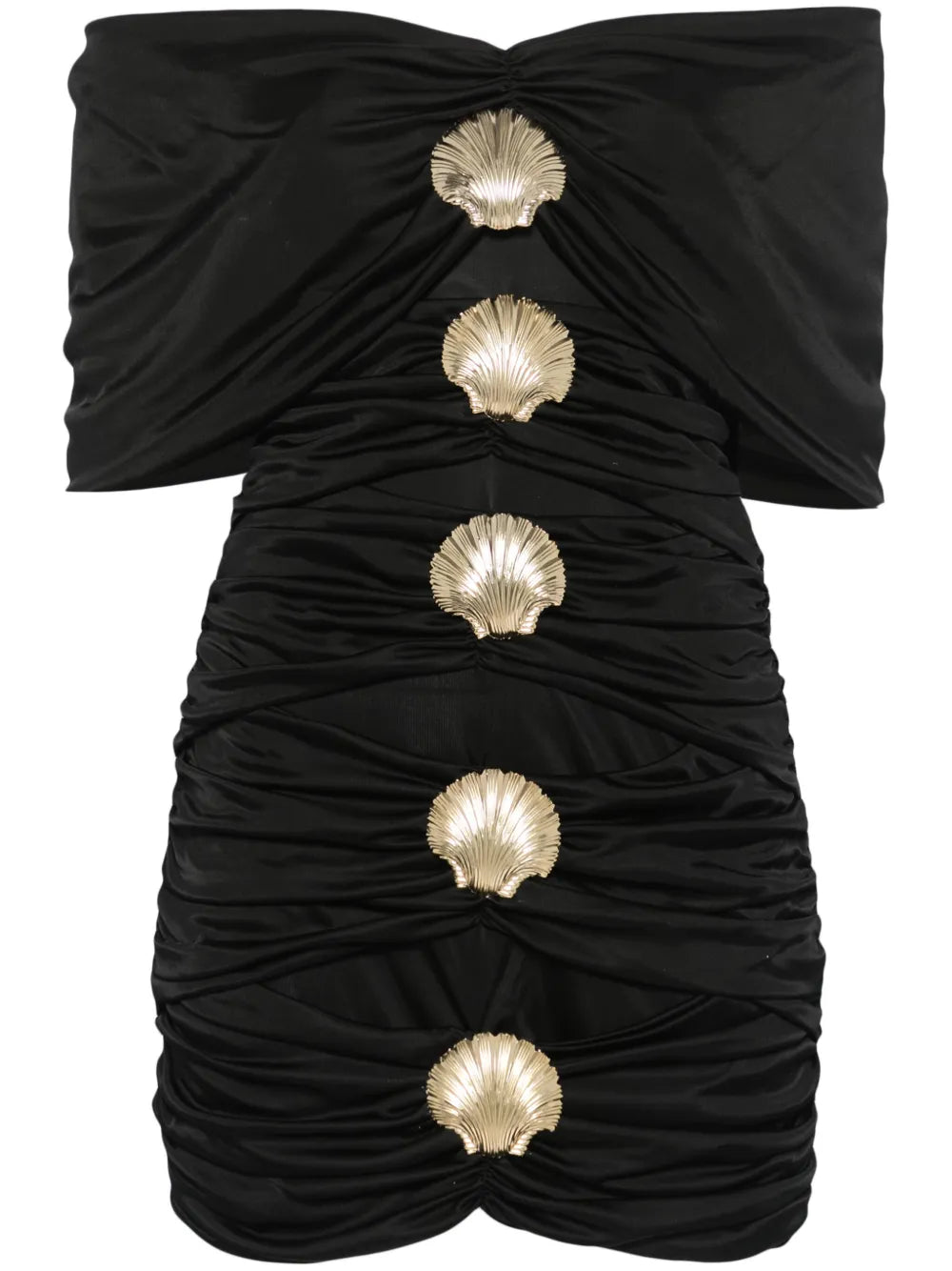 Sea Shell-Detail Mini Dress