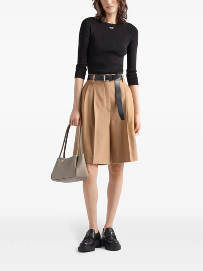 Cotton Crew-Neck Top