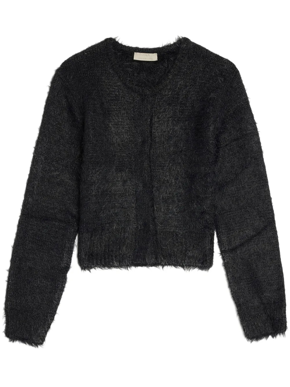 Shaggy Cropped Cardigan