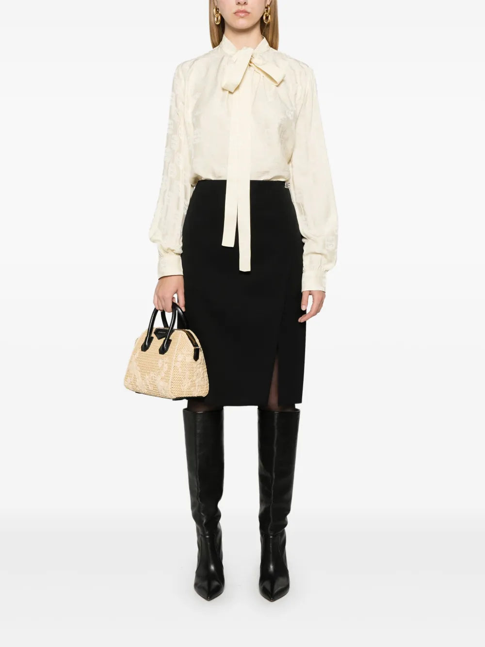 4G-Motif Blouse