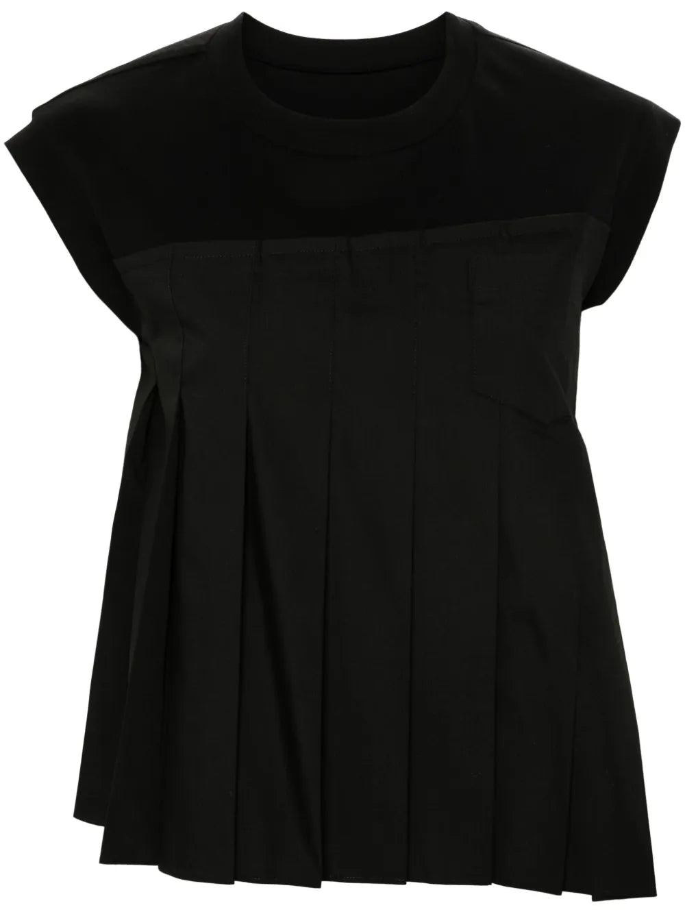 Pleated T-Shirt