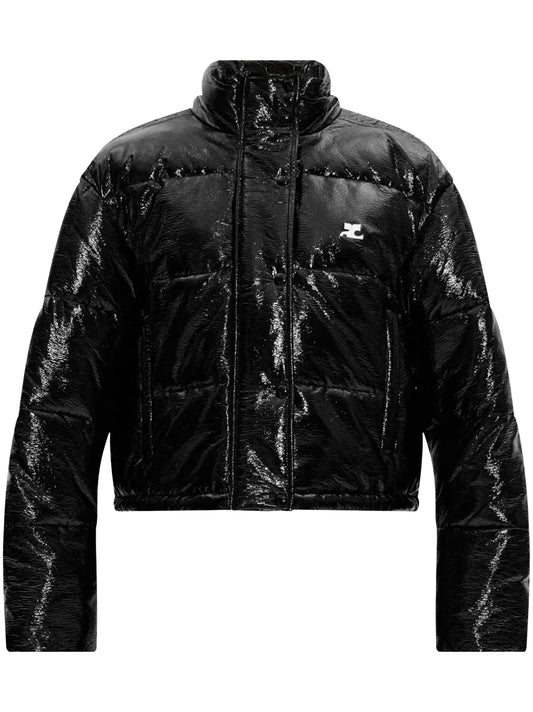 Vinyl Puffer Jacket