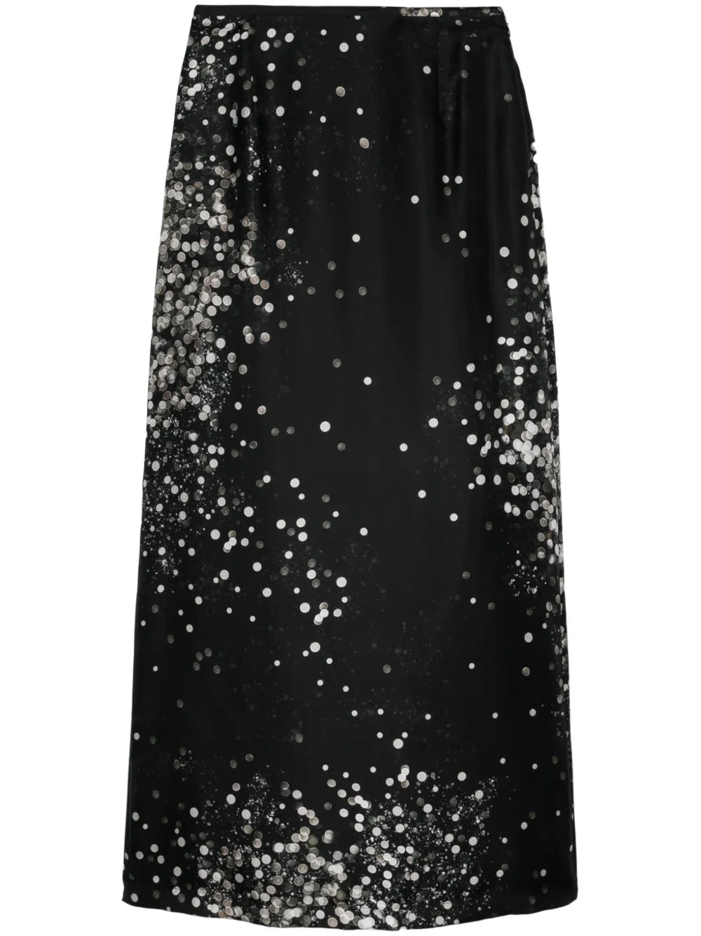 Stardust-Print Maxi Skirt