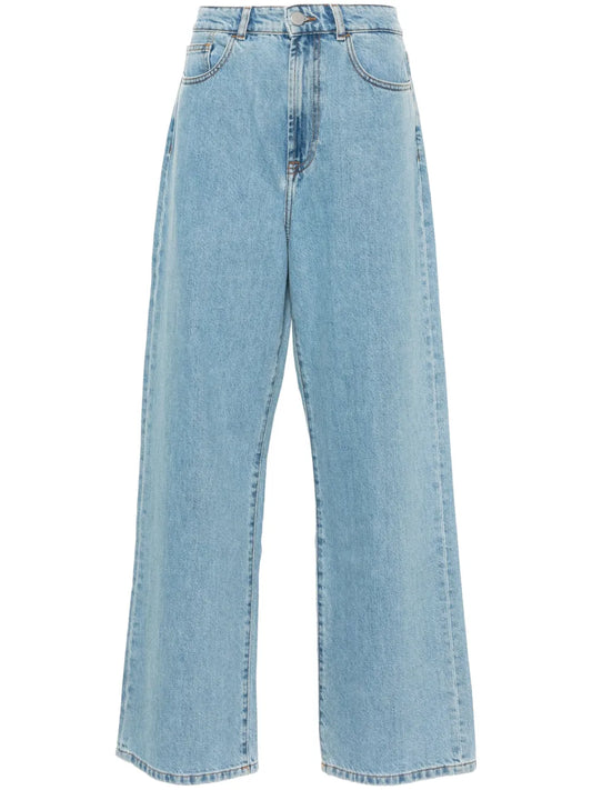 Low-Waist Wide-Leg Jeans