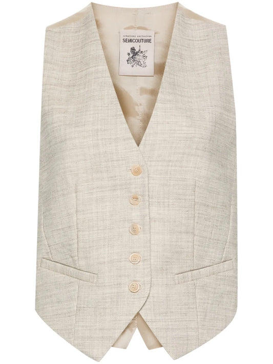 Virgin Wool Waistcoat