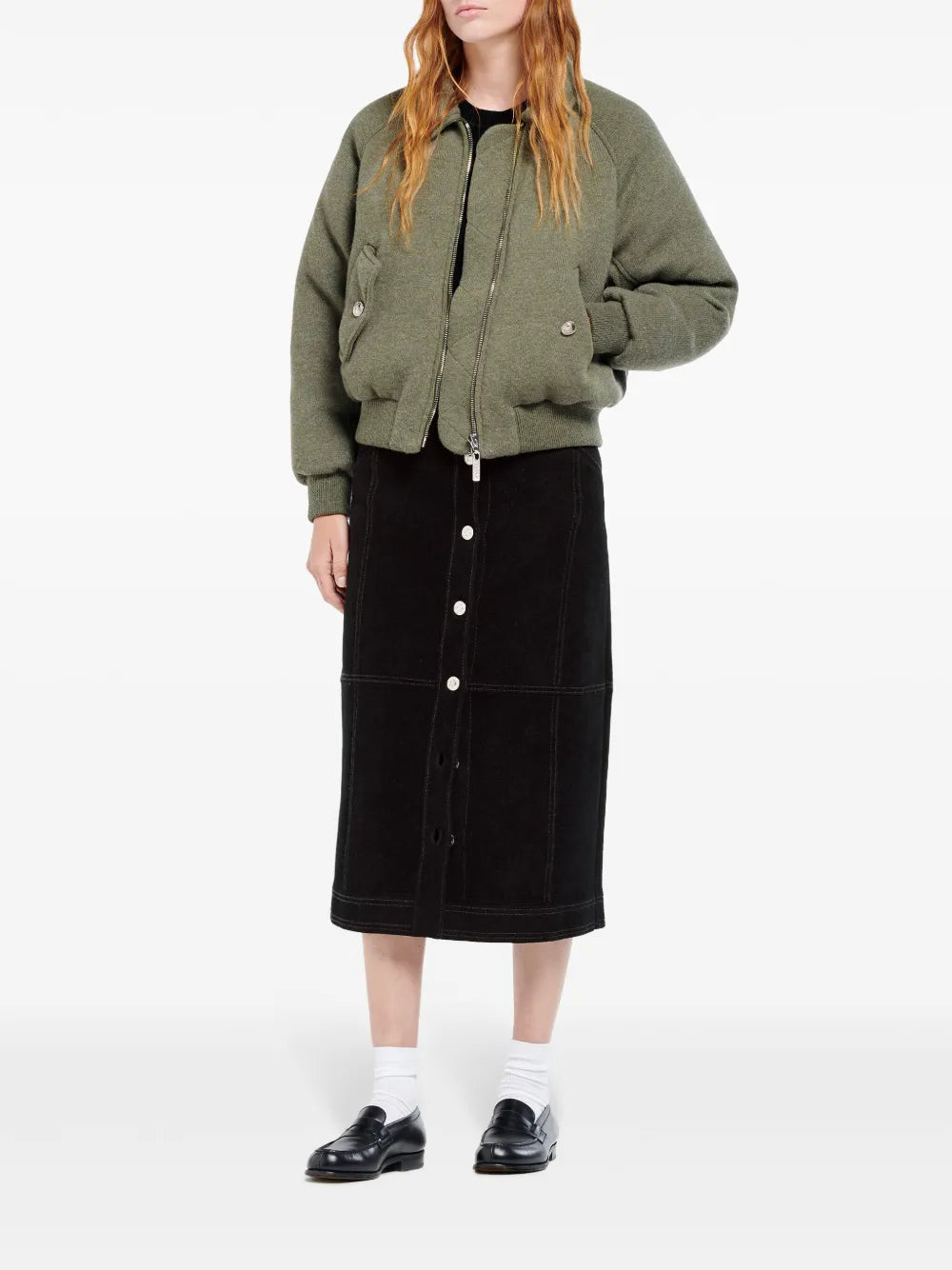 Knitted Bomber Jacket