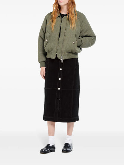 Knitted Bomber Jacket