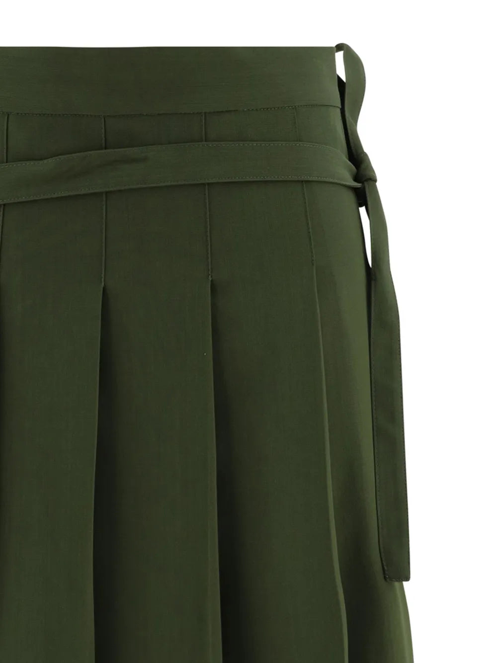 Pleated Midi Skirt