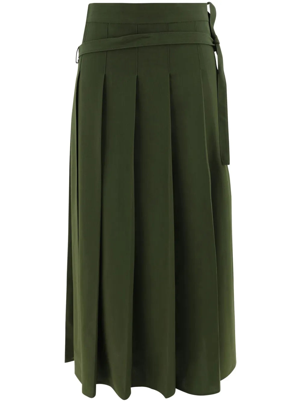 Pleated Midi Skirt