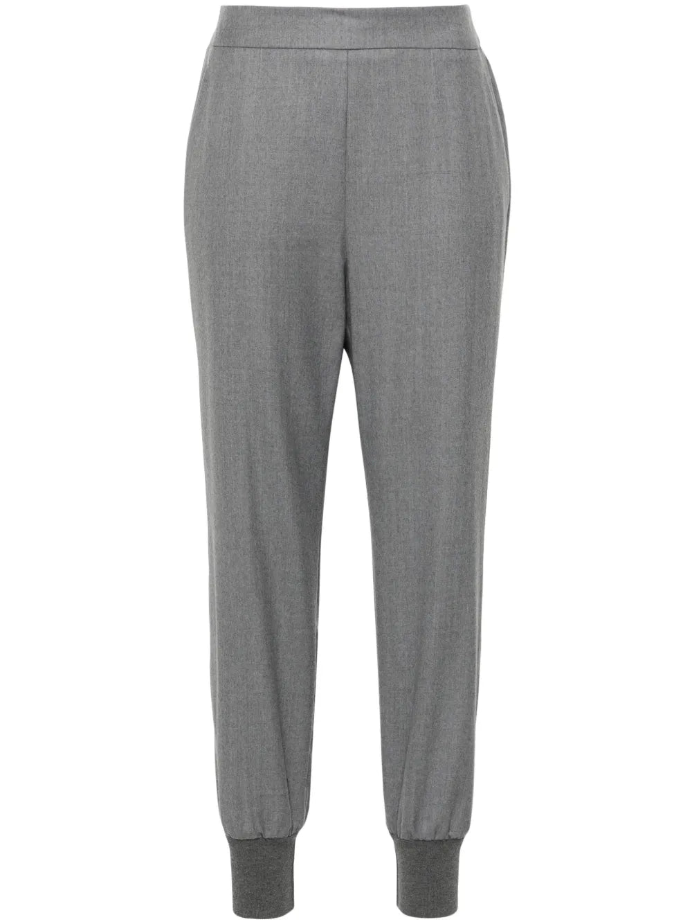 Wool Tapered Trousers