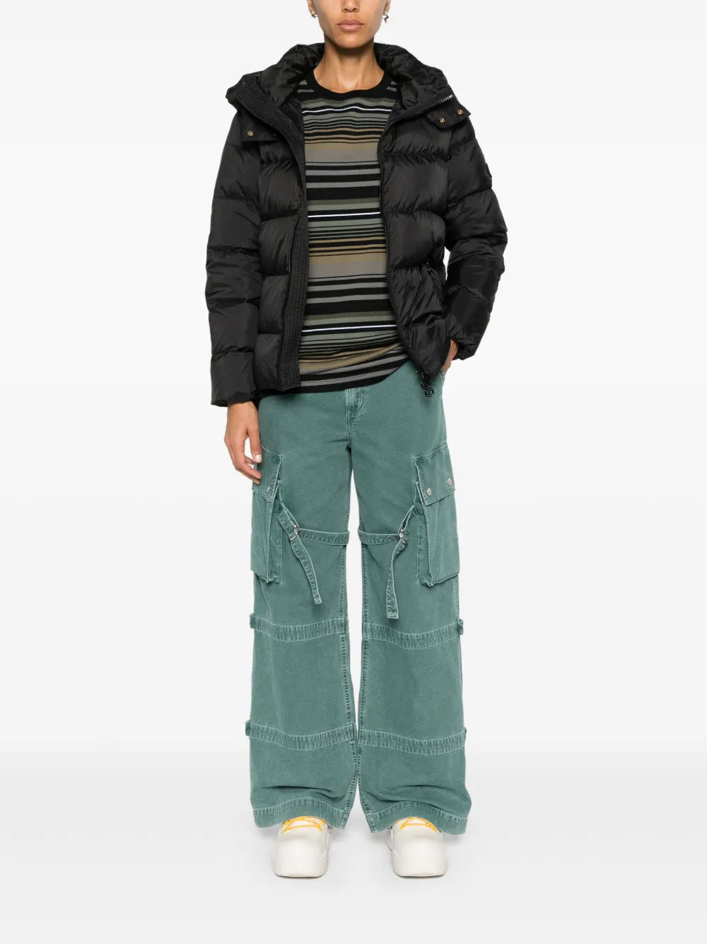 Logo-Patch Padded Jacket