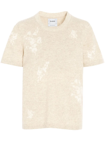 Floral Cashmere T-Shirt