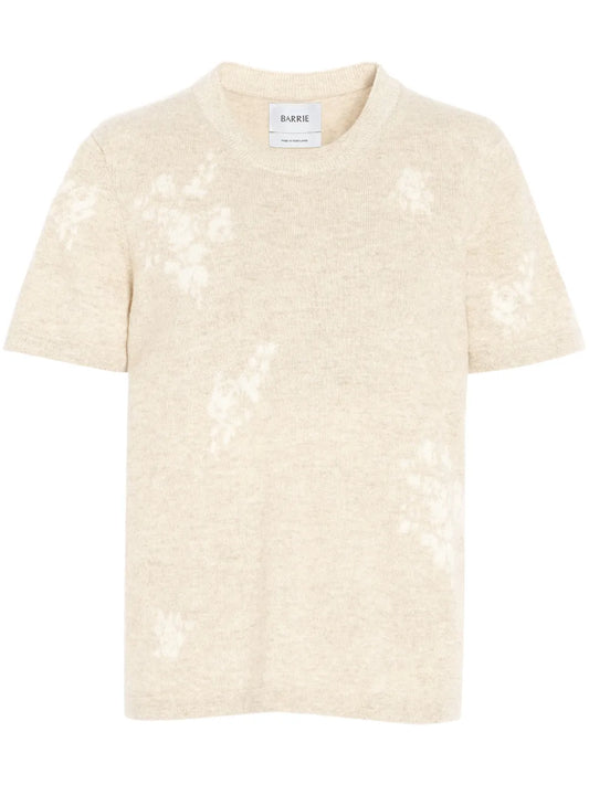 Floral Cashmere T-Shirt