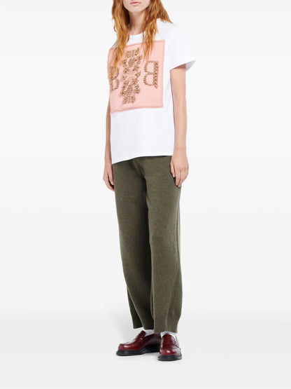 Tapered-Leg Cashmere Trousers