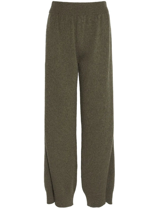 Tapered-Leg Cashmere Trousers