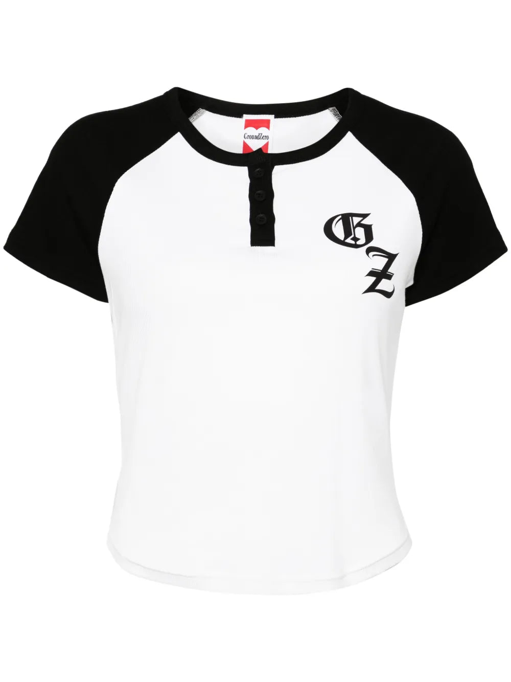 Logo-Print Ribbed T-Shirt