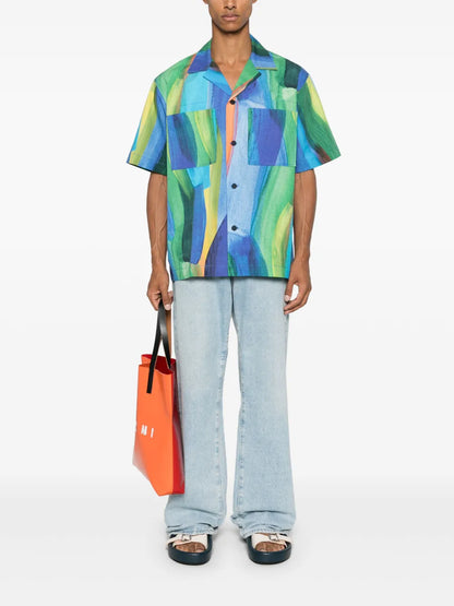 Abstract-Print Shirt