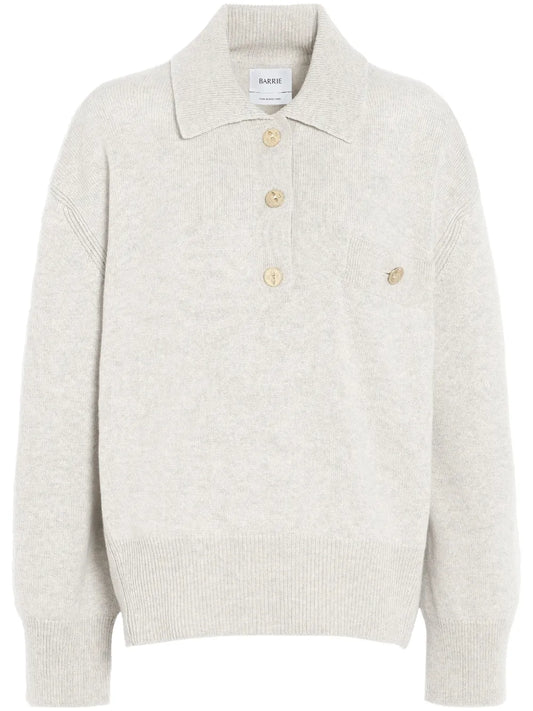 Cashmere Polo Sweater
