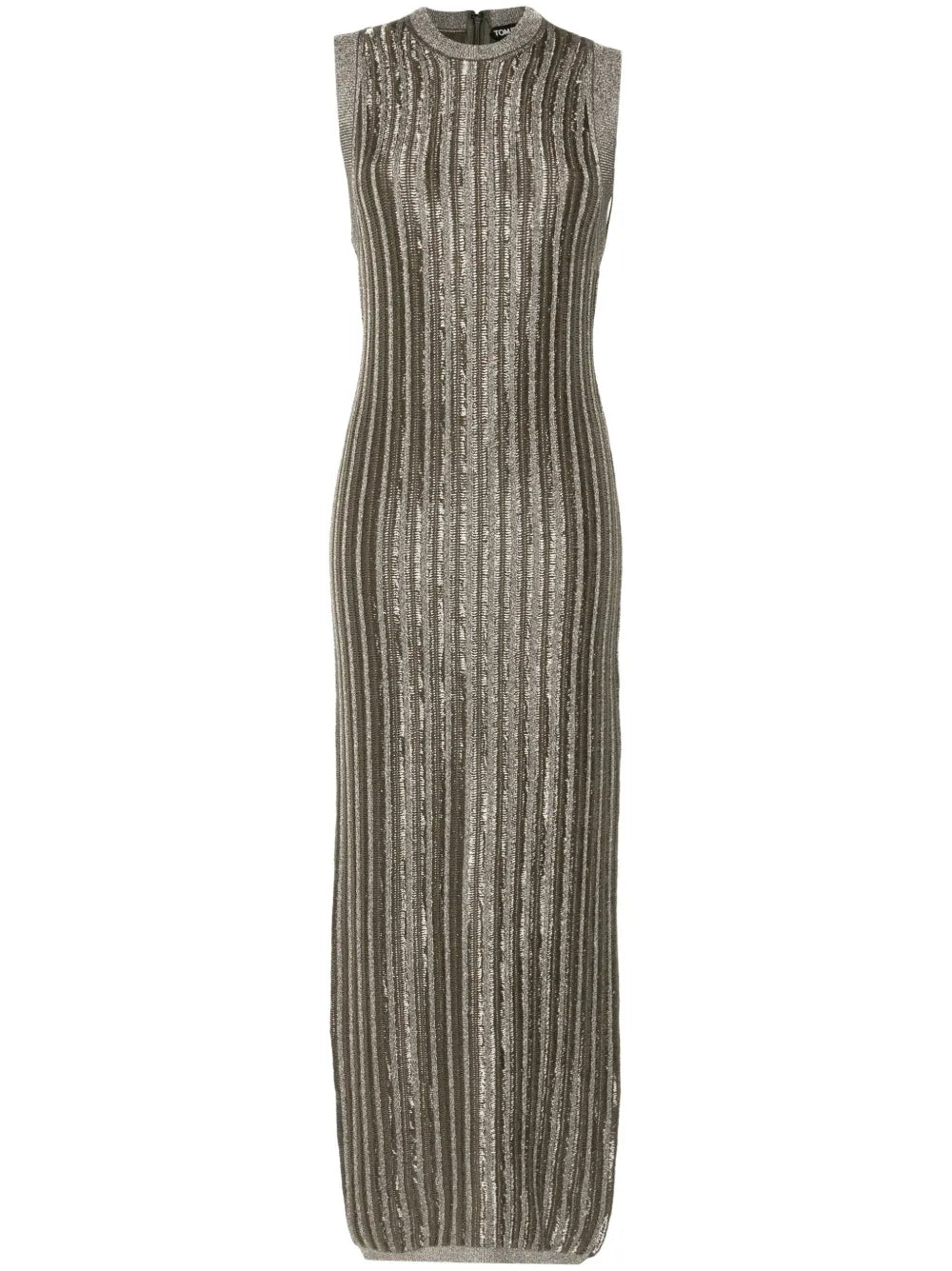 Slinky Ribbed Maxi Dress