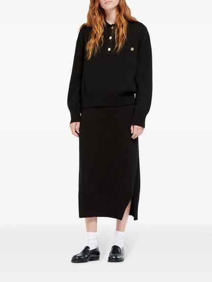 Cashmere Polo Sweater