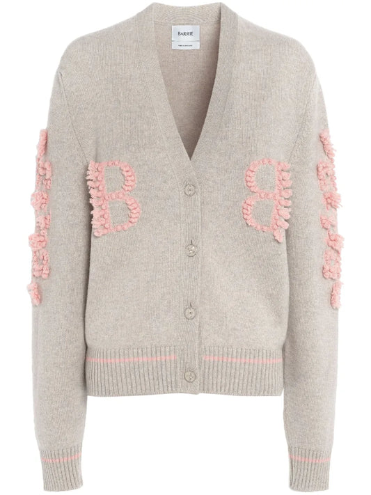 B-Logo Cashmere Cardigan