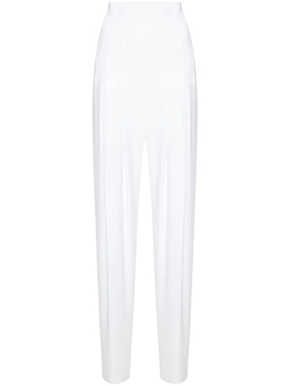Pleated High-Waisted Trousers
