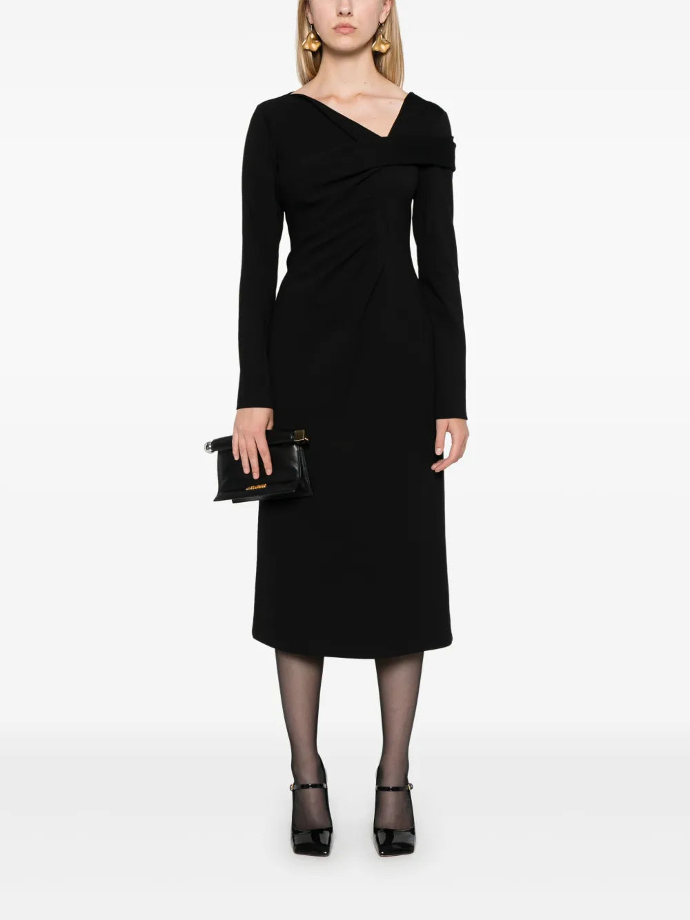 Asymmetric Midi Dress