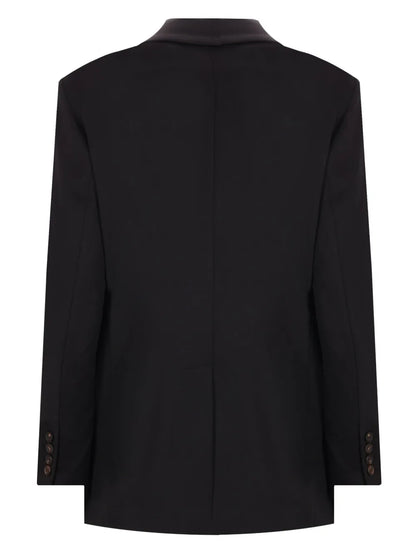 Double-Breasted Virgin Wool Blazer