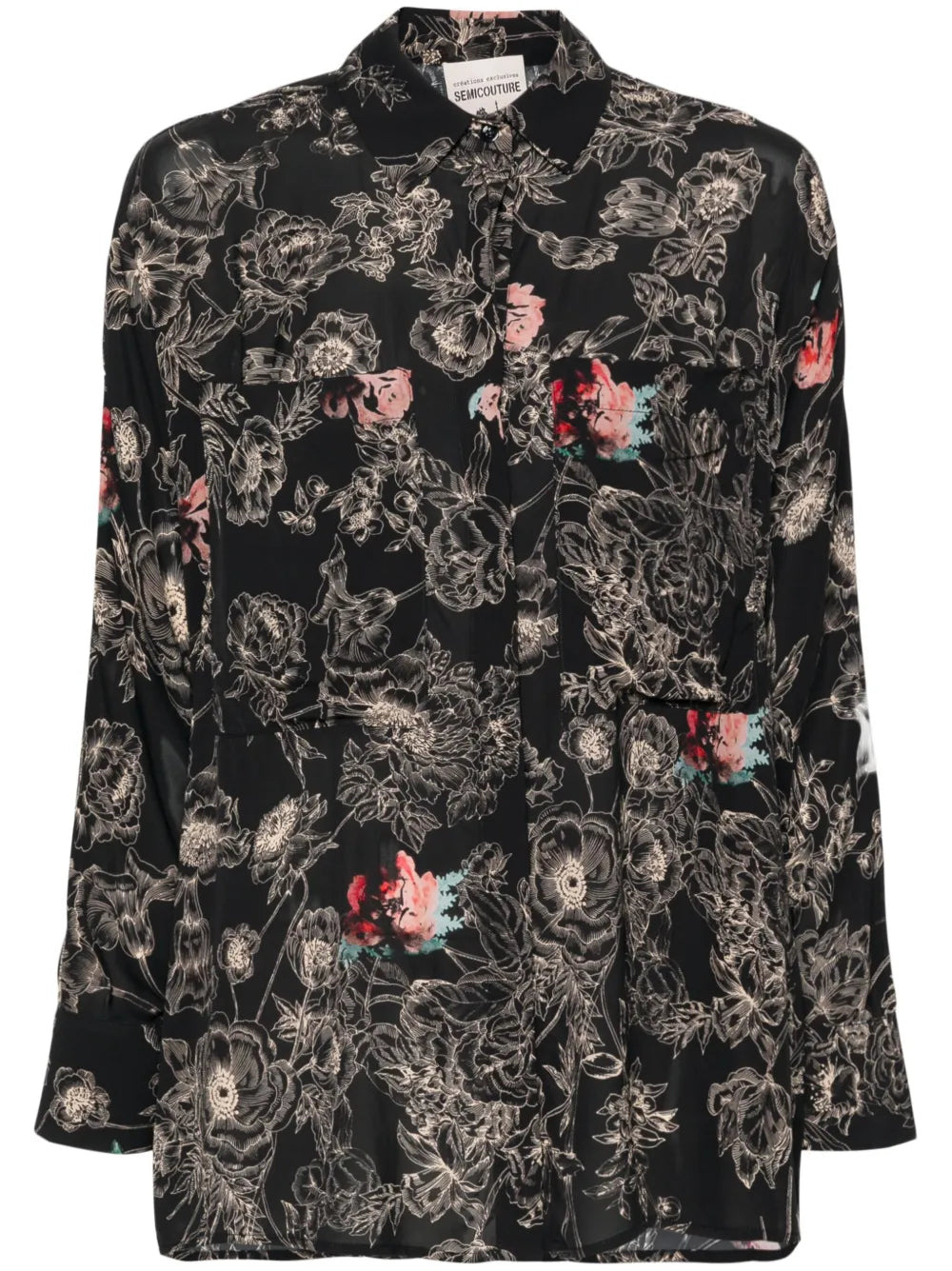 Floral-Print Shirt