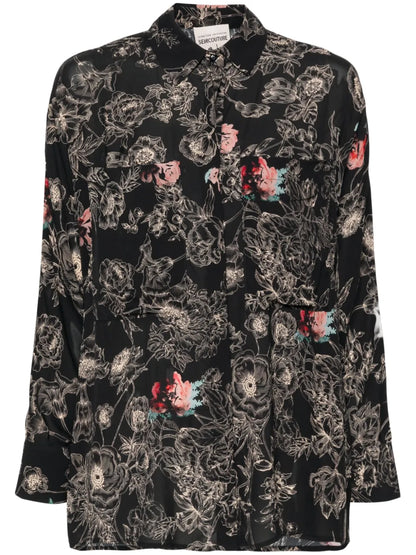 Floral-Print Shirt