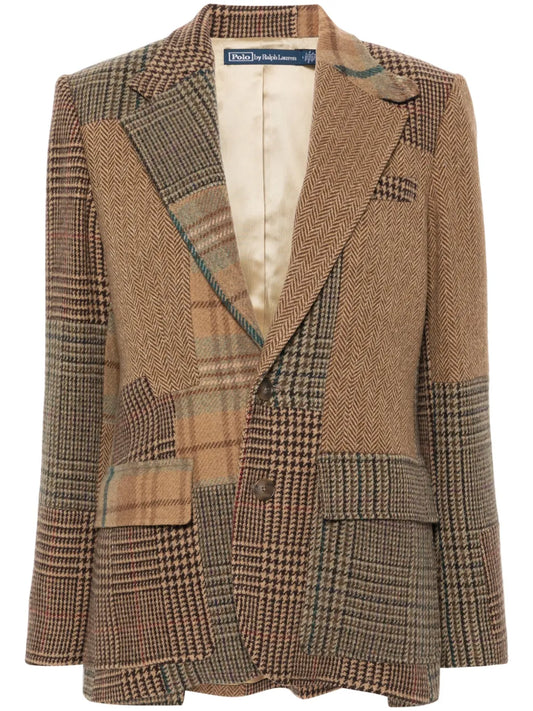 Patchwork-Design Blazer