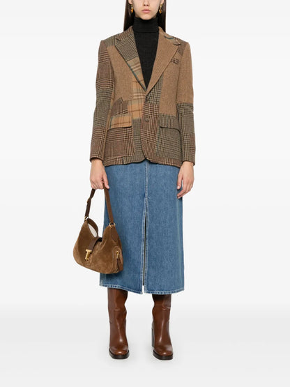 Patchwork-Design Blazer