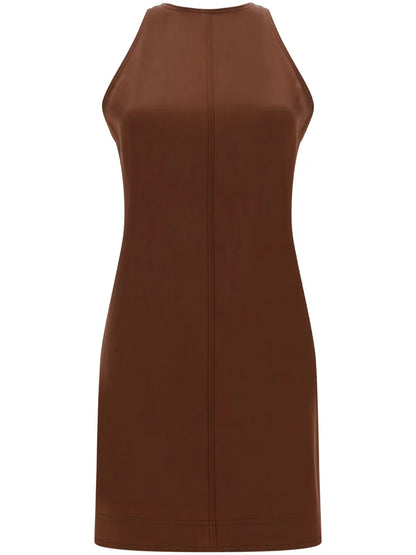 Cross-Back Mini Dress