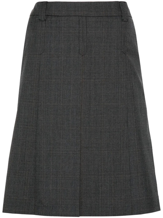 Prince Of Wales-Pattern Mini Skirt