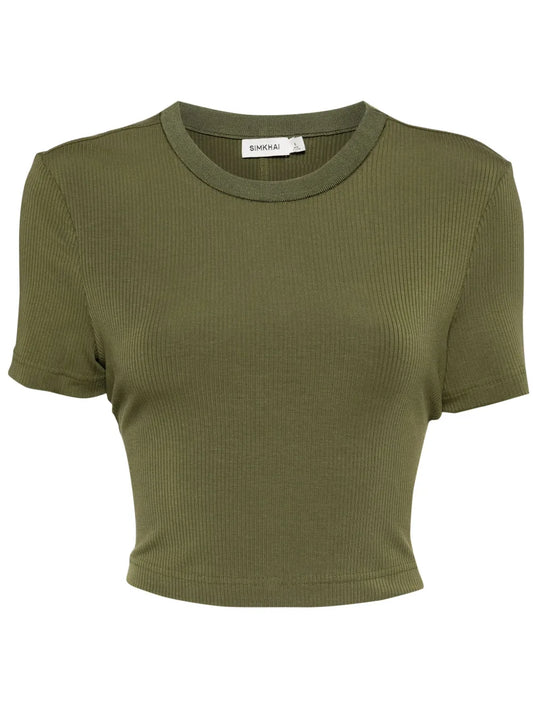 Cinta Ribbed Cropped Top