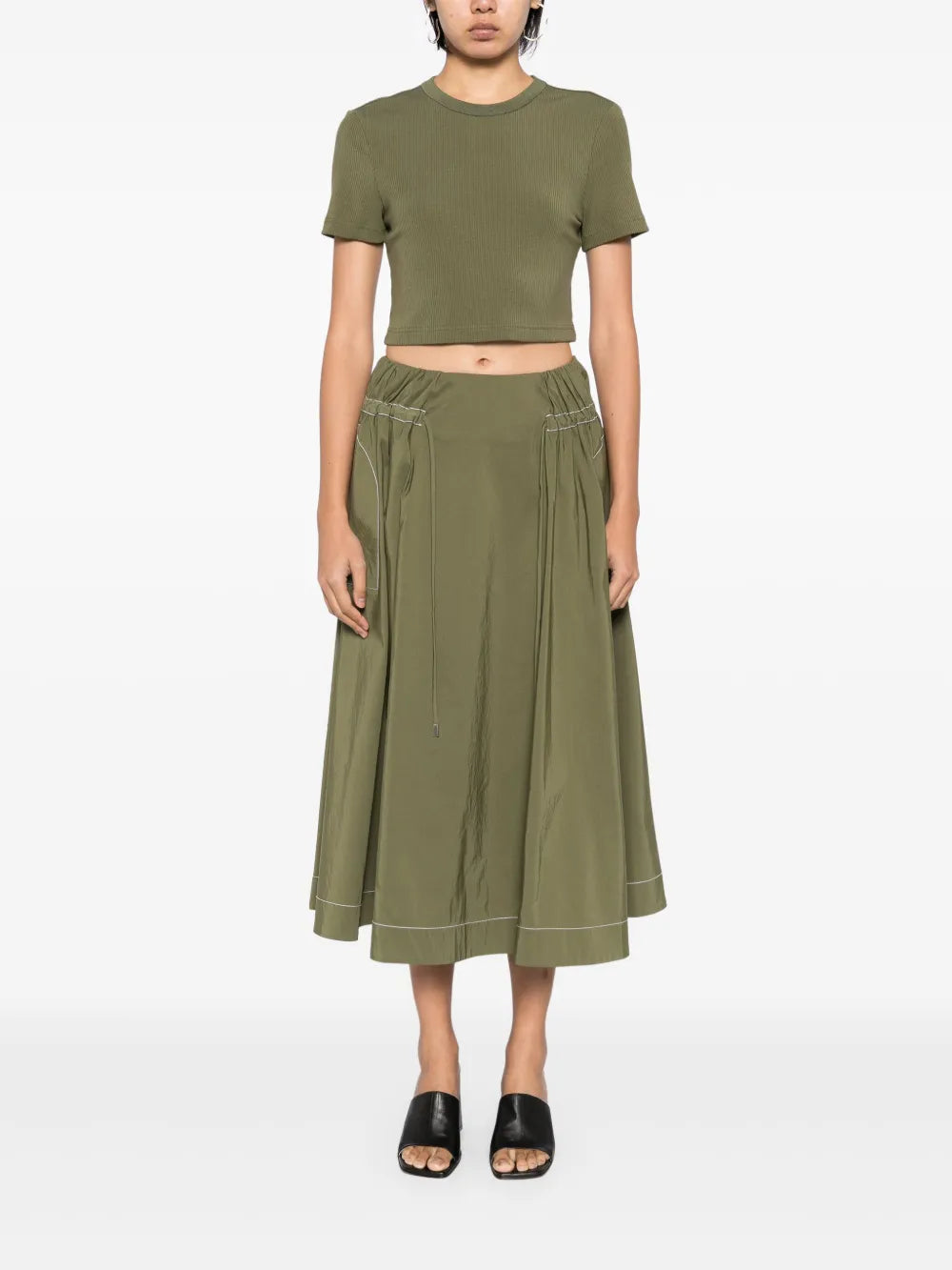 Cinta Ribbed Cropped Top