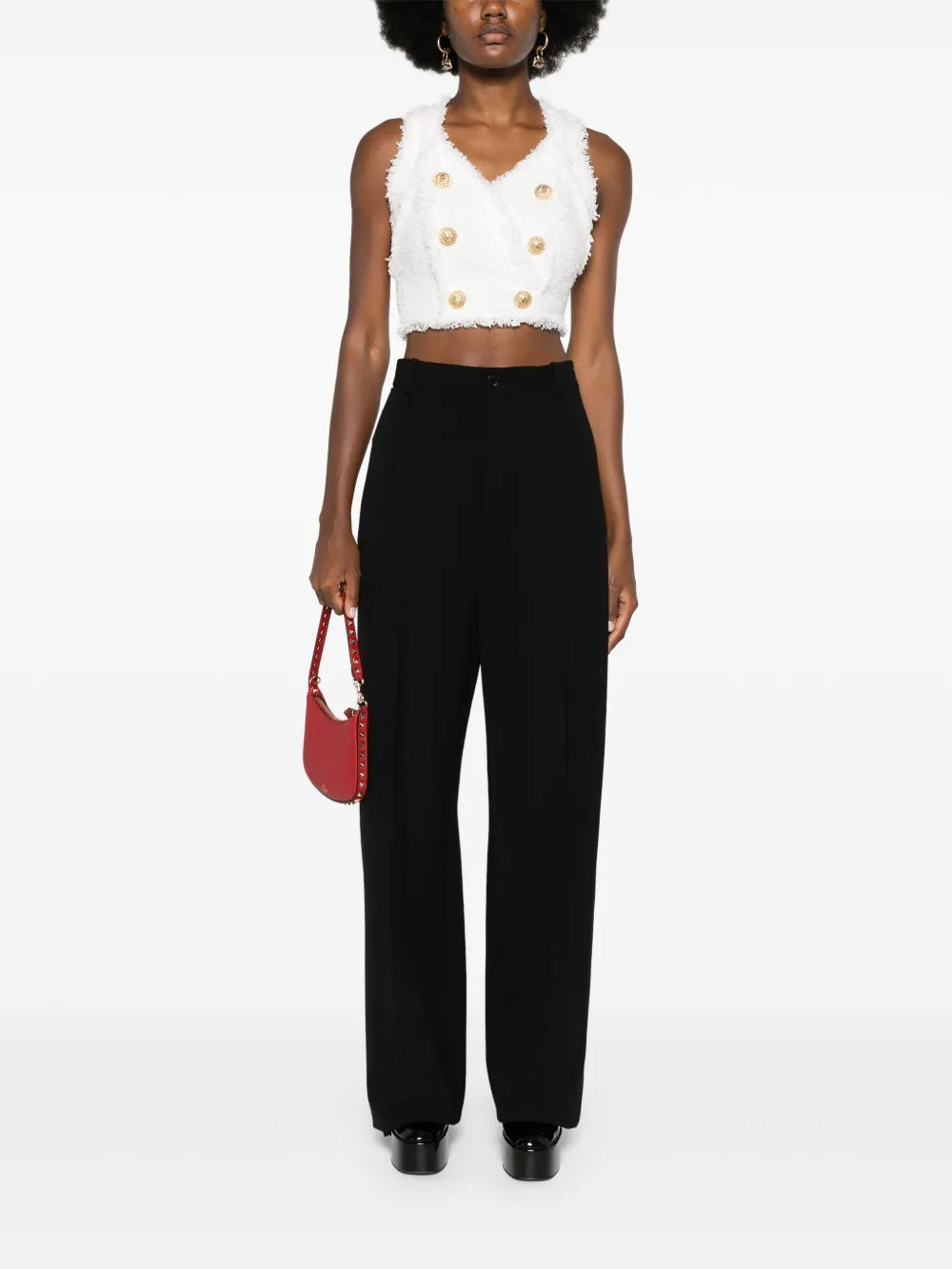 Logo-Embossed Buttons Top