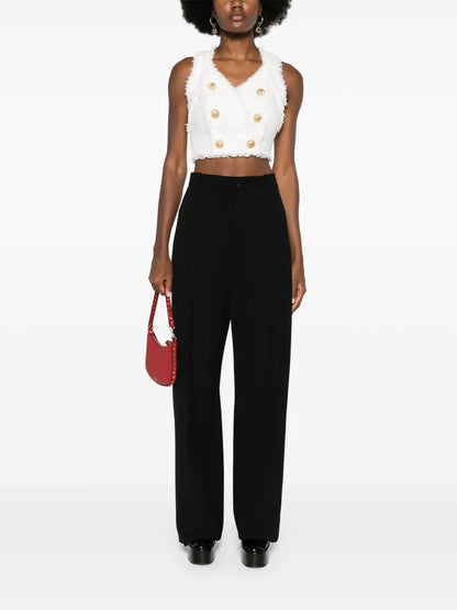 Logo-Embossed Buttons Top