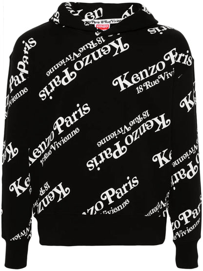Printed "Black" Hoodie
