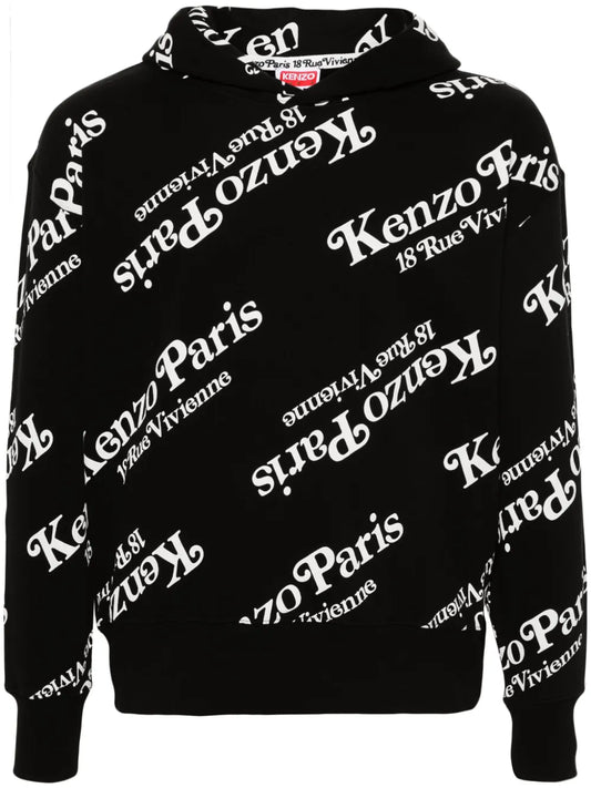 Printed "Black" Hoodie