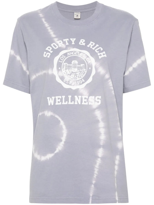 Logo-Print Tie-Dye T-Shirt