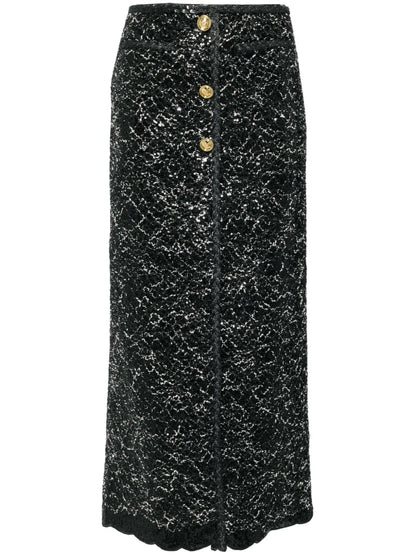 Sequin-Embellished Skirt