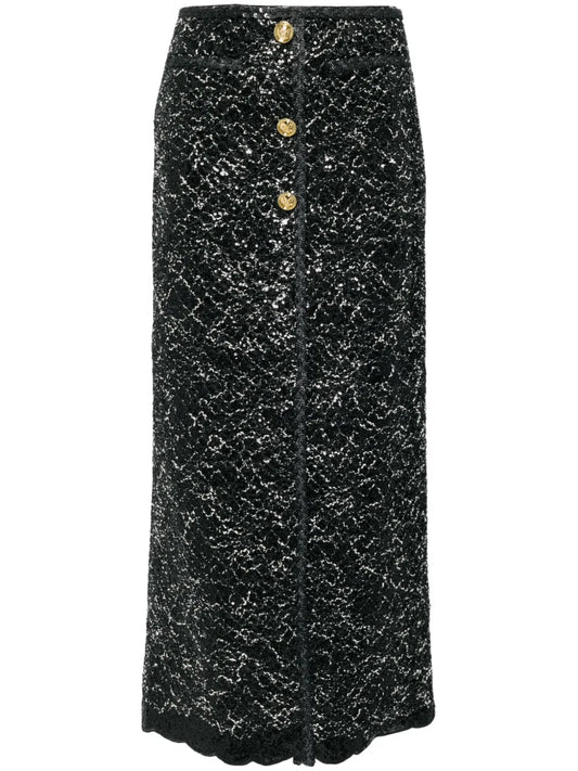 Sequin-Embellished Skirt