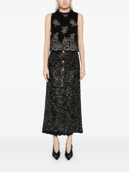 Sequin-Embellished Skirt