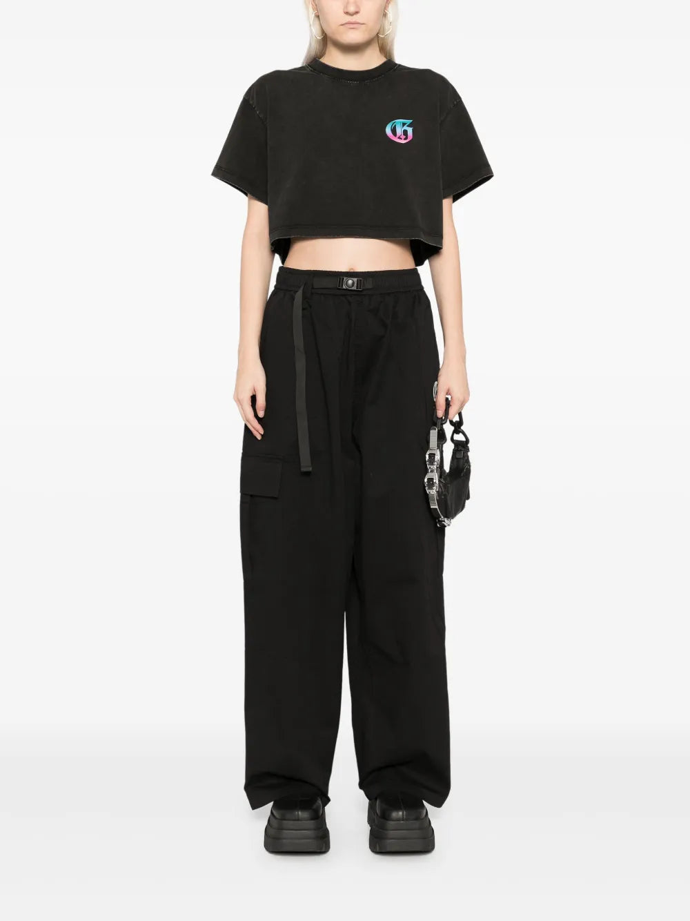 Logo-Print Cargo Pants